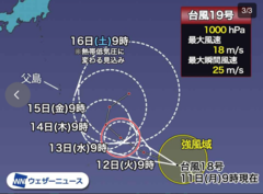 ＝台風18.19号＝