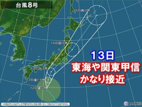 台風接近