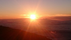 富士山頂上からの景色